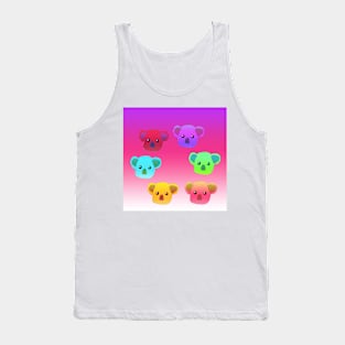 Winter Koalas - Pink/Purple Tank Top